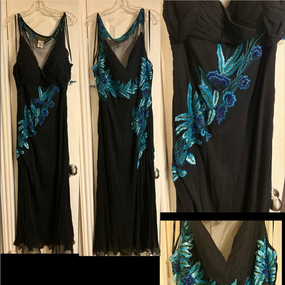 Gorgeous beaded evening gown.